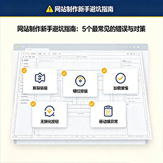 鹤城建站-网站制作新手避坑指南：5个最常见的错误与对策