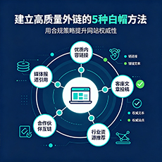 怀化建站-建立高质量外链的5种白帽方法